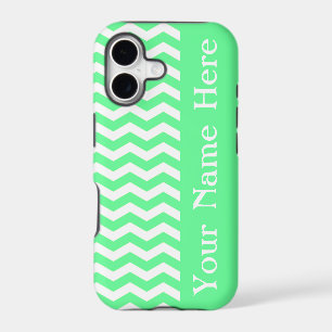 Malibu Seafoam Wave Chevron with name