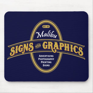 Malibu Signs & Graphics Mouspad Mouse Mat