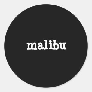 malibu sticker