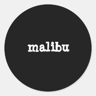 malibu sticker