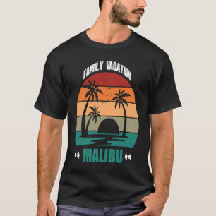 Malibu Summer Family Couple Matching Holiday T-Shirt