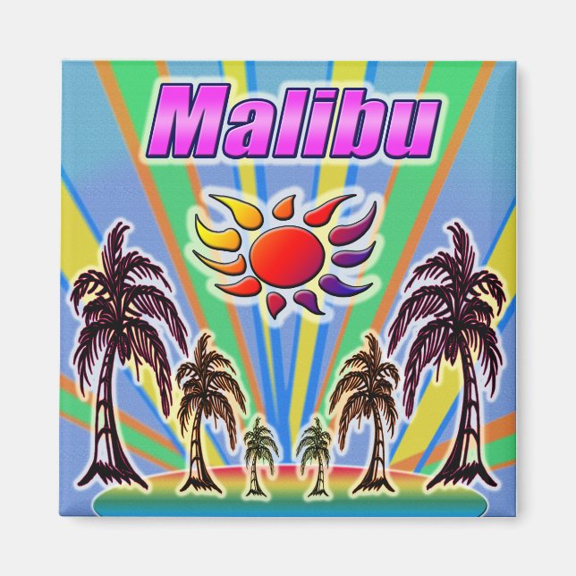 Malibu Summer Love Magnet (Front)