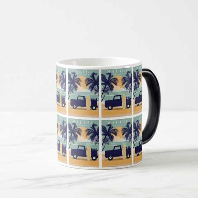 Malibu Sunset Escape California Magic Mug (Front Right)