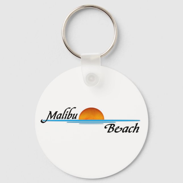 Malibu Sunset Key Ring (Front)