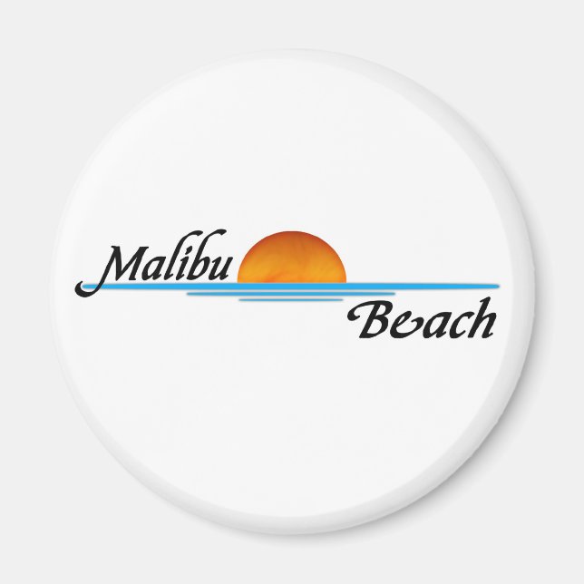 Malibu Sunset Magnet (Front)
