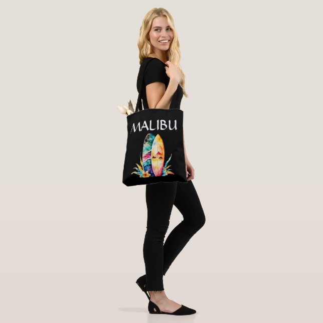 Malibu Surf Boards Tote Bag (On Model)