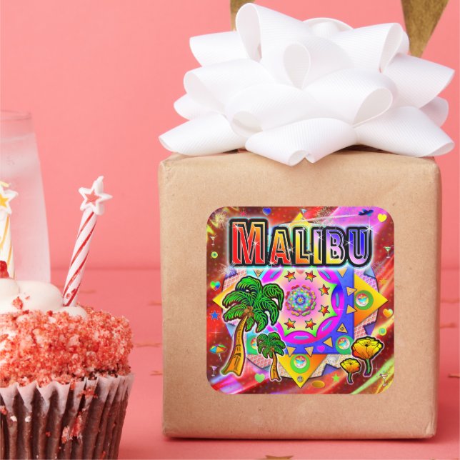 Malibu Tropical Friends Sticker (Party)
