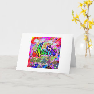 Malibu Vista Express Greeting Card