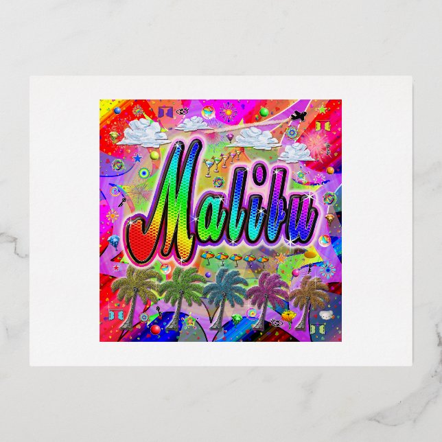 Malibu Vista Express Postcard (Front)