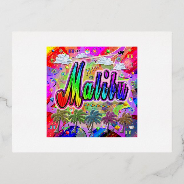 Malibu Vista Express Postcard (Front)