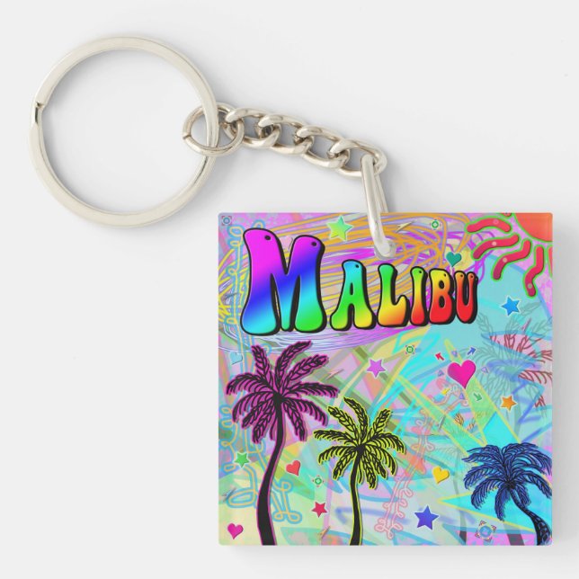 Malibu Vivid Romance Keychain (Front)