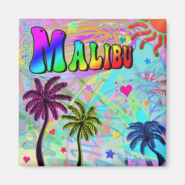 Malibu Vivid Romance Magnet (Front)