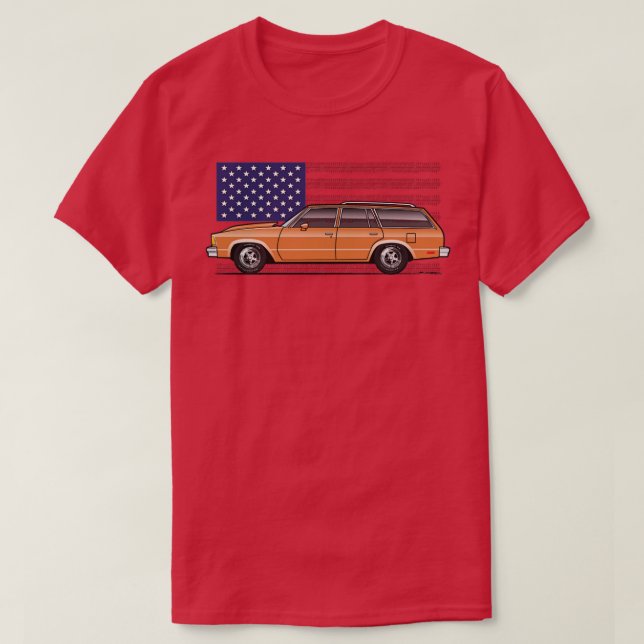 malibu wagon T-Shirt (Design Front)