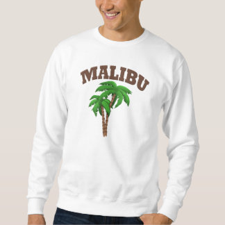 Malibu  With Palm Tree Sweatshirt