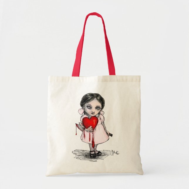 Malicious Valentine Girl Tote Bag (Front)
