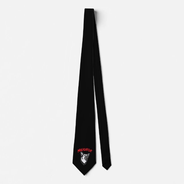 Maligator Belgian Malinois Dog Lover Animal Tie (Front)