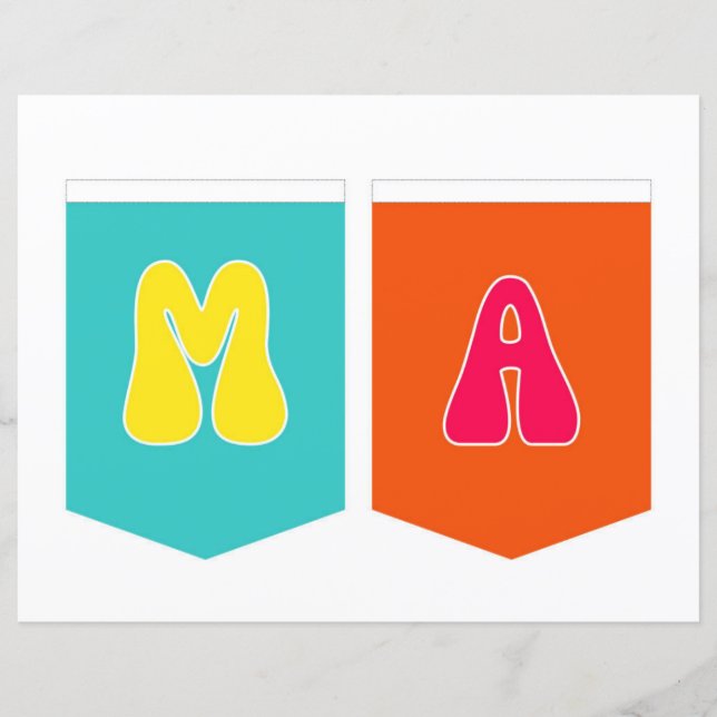 Maligayang Kaarawan MA Banner  (Front)