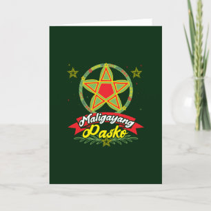 Maligayang Pasko Filipino Christmas Philippines Card