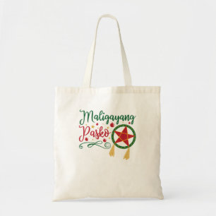 Maligayang Pasko Filipino Christmas Philippines Tote Bag