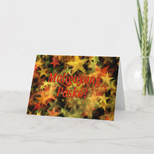 Maligayang Pasko! Merry Christmas in Tagalog rf Holiday Card