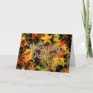 Maligayang Pasko! Merry Christmas in Tagalog wf Holiday Card
