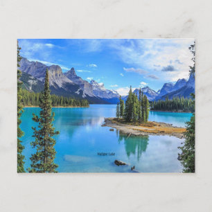 Maligne Lake, Alberta, Canada Postcard
