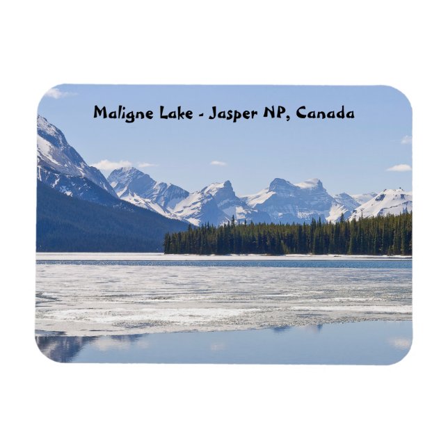Maligne Lake - Jasper national park, Canada Magnet (Horizontal)