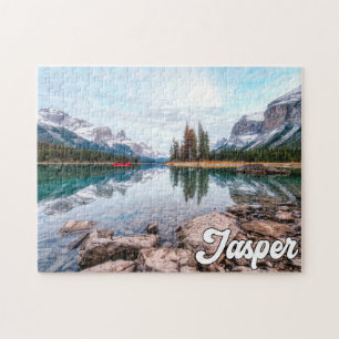 Maligne Lake, Jasper National Park Jigsaw Puzzle