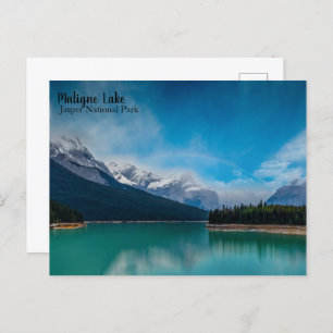 Maligne Lake Jasper Postcard