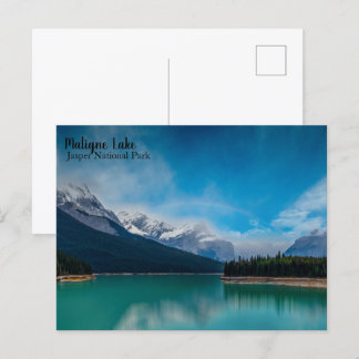 Maligne Lake Jasper Postcard