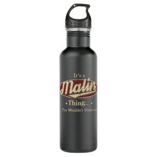 MALIN Name Water Bottle Gift