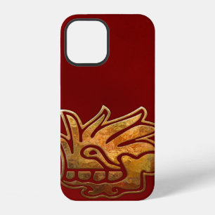 Malinalli AZTEC Gold & Red iPhone 12 Case