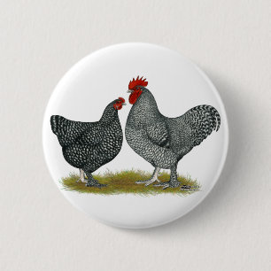 Maline Chickens 6 Cm Round Badge