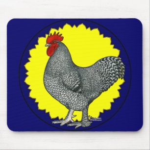Maline Rooster Mouse Mat