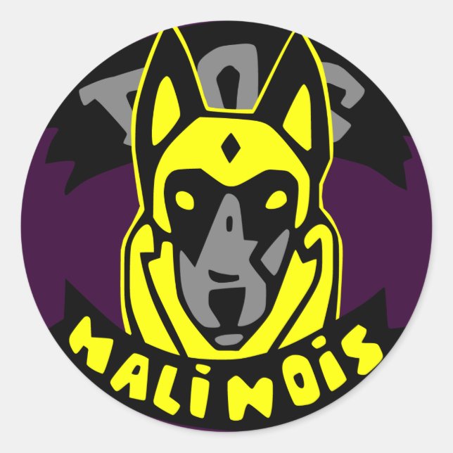 Malinese dog sticker (Front)