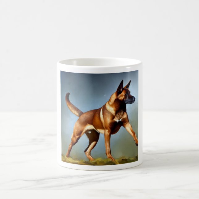 Malinois Belgian Shepherd Dog  Coffee Mug (Center)