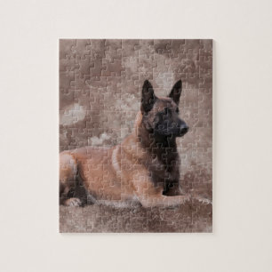 Malinois  Belgian shepherd - Mechelaar Jigsaw Puzzle