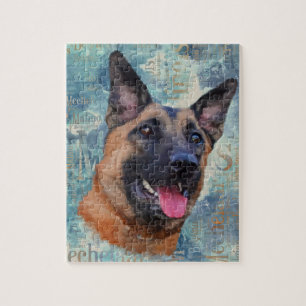 Malinois  - Belgian shepherd - Mechelaar Jigsaw Puzzle
