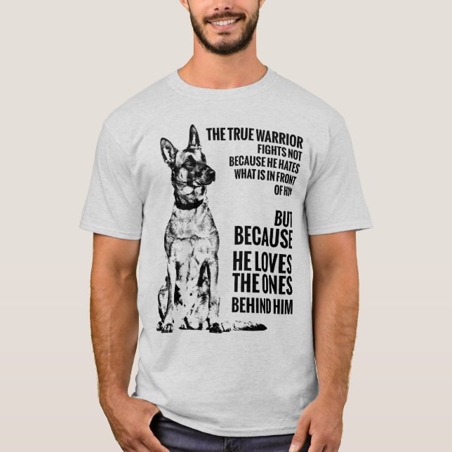 Malinois  - Belgian shepherd - Mechelaar T-Shirt (Front)
