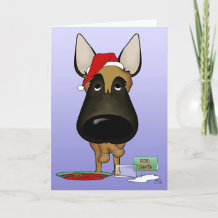 Malinois Christmas - Ho Ho Ho??? Holiday Card