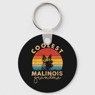 Malinois Coolest Grandma Gifts For Women Dog Mum Key Ring