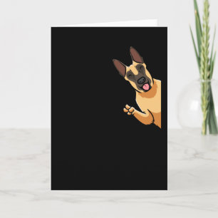 Malinois Dog Belgian Shepherd Dog Card