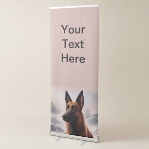 Malinois Dog Retractable Banner