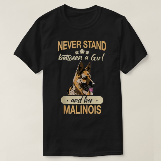Malinois dog  T-Shirt (Design Front)