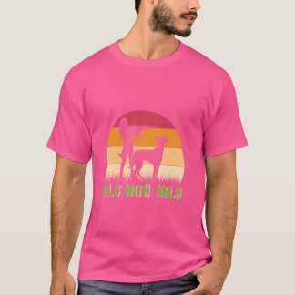 Malinois GALS WITH PALS Dog Mummy Belgian Shepherd T-Shirt