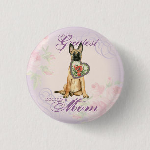 Malinois Heart Mum 3 Cm Round Badge