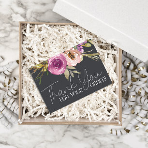 mall Business Coupon Dusty Pink Floral Thank You