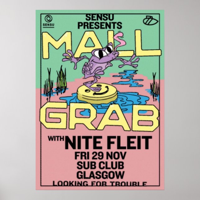 Mall Grab event Poster (Front)