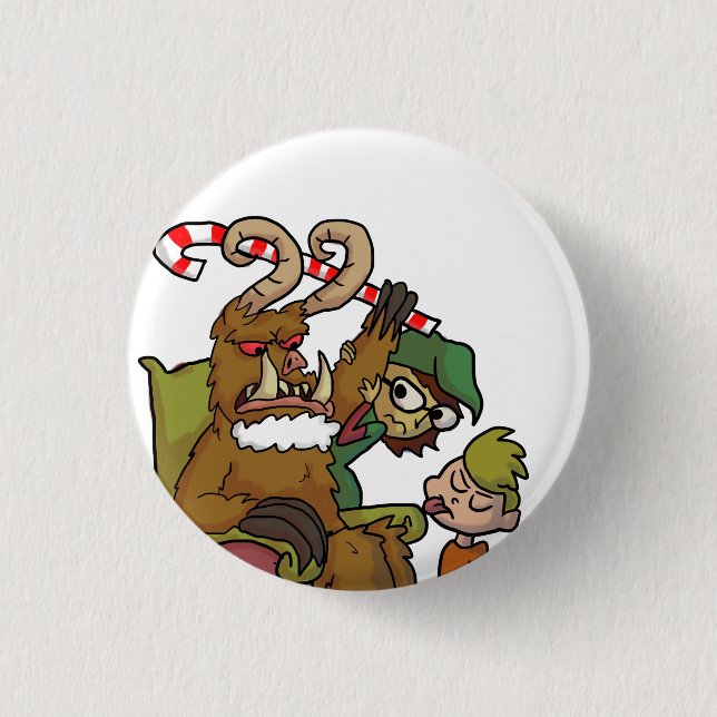 Mall Krampus 3 Cm Round Badge (Front)
