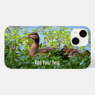 Mallard and Ducklings-Swimming by Shirley Taylor Case-Mate iPhone 14 Case